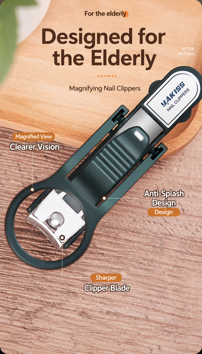 Multifunctional Nail Clipper with Magnifying Glass