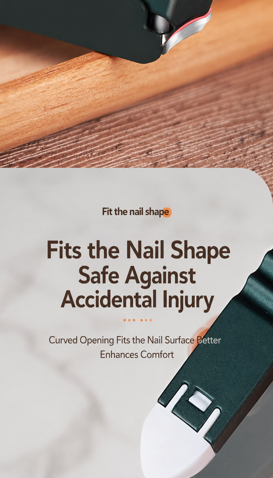 Multifunctional Nail Clipper with Magnifying Glass