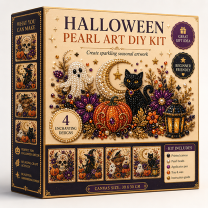 💥 Last Day 49% OFF – 👻✨ Halloween Pearl Art DIY Kit