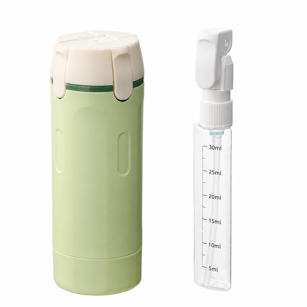 Quadruple-Function Shampoo and Body Wash Bottle, Portable Storage Bottle