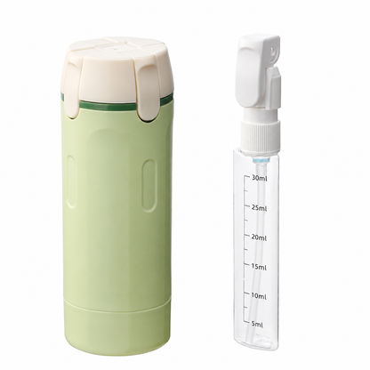 Quadruple-Function Shampoo and Body Wash Bottle, Portable Storage Bottle
