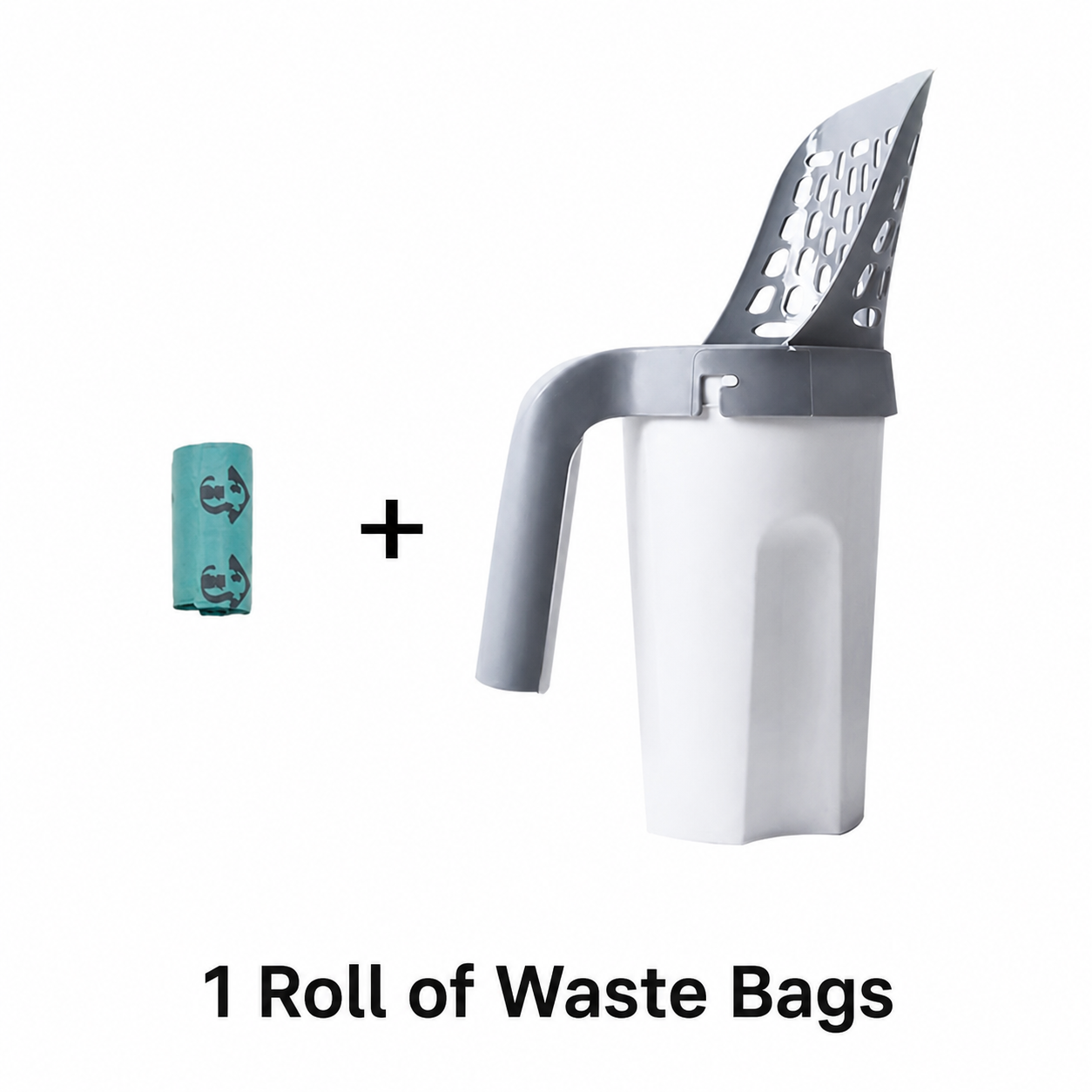 Shovel +1 roll garbage bag