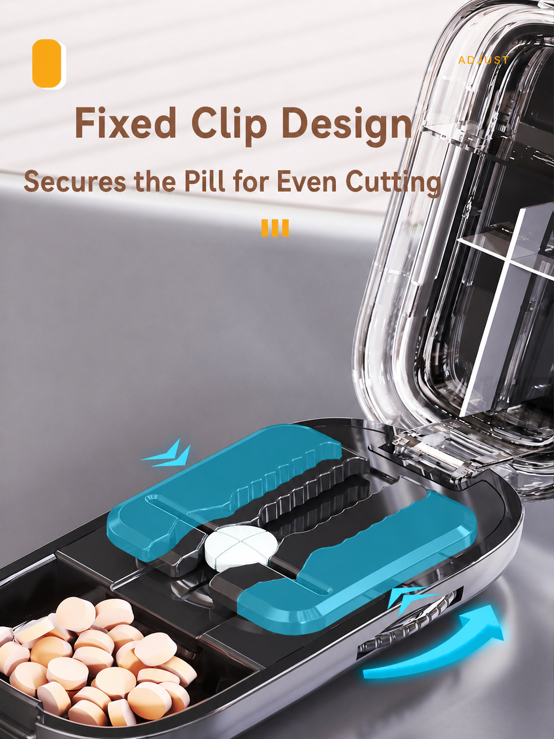 Portable Pill Cutter and Divider