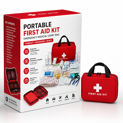 Get this fully equipped FIRST AID KIT on a huge sale now!