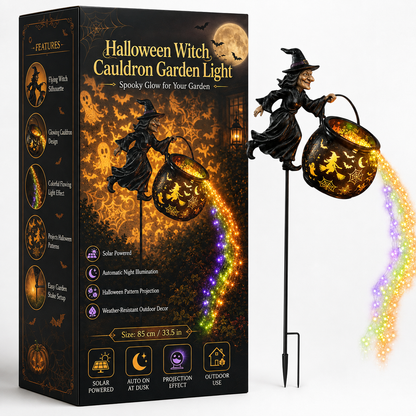 🎃Witch Potion Waterfall Garden Lamp