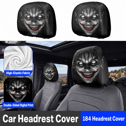 Car-print pillowcase, universal stretchable and fun novelty head cover