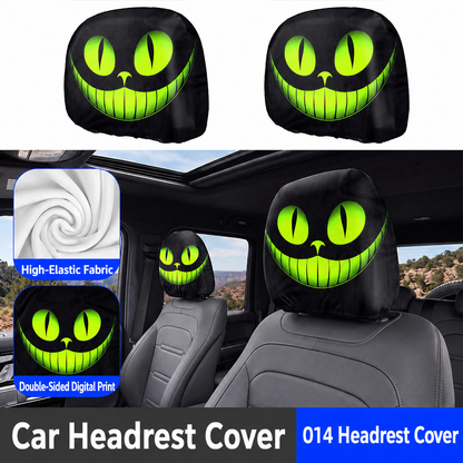 Car-print pillowcase, universal stretchable and fun novelty head cover