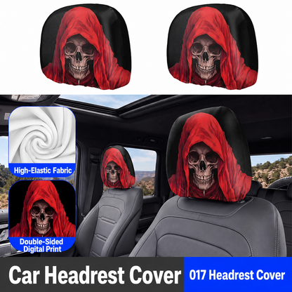 Car-print pillowcase, universal stretchable and fun novelty head cover