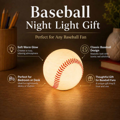 ⚾Last Day 60% OFF - Baseball Night Light Gift