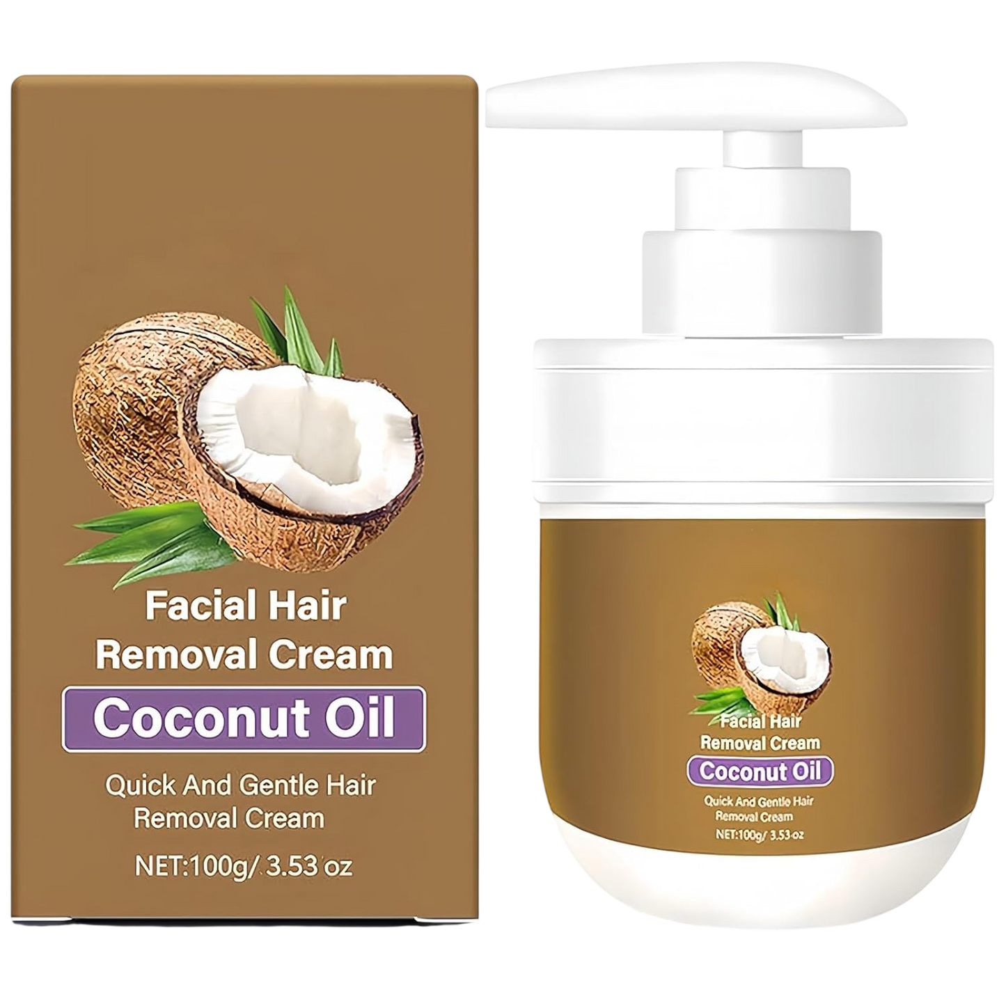 🔥Last Day 50% OFF🔥 Gentle Coconut Oil Hair Removal Cream