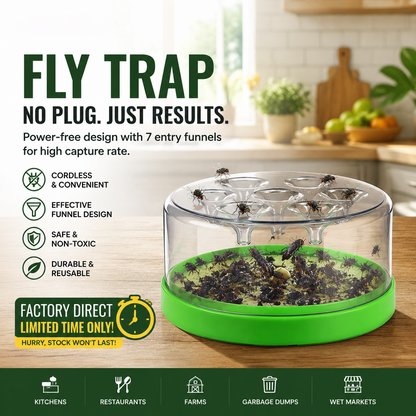 usable non-electric fly trap