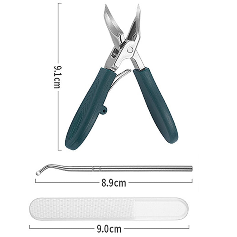 Last Day Sale-Eagle Beak Angled Nail Clippers 3-Piece Set