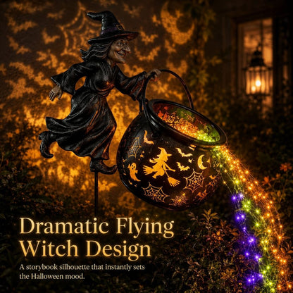 🎃Witch Potion Waterfall Garden Lamp