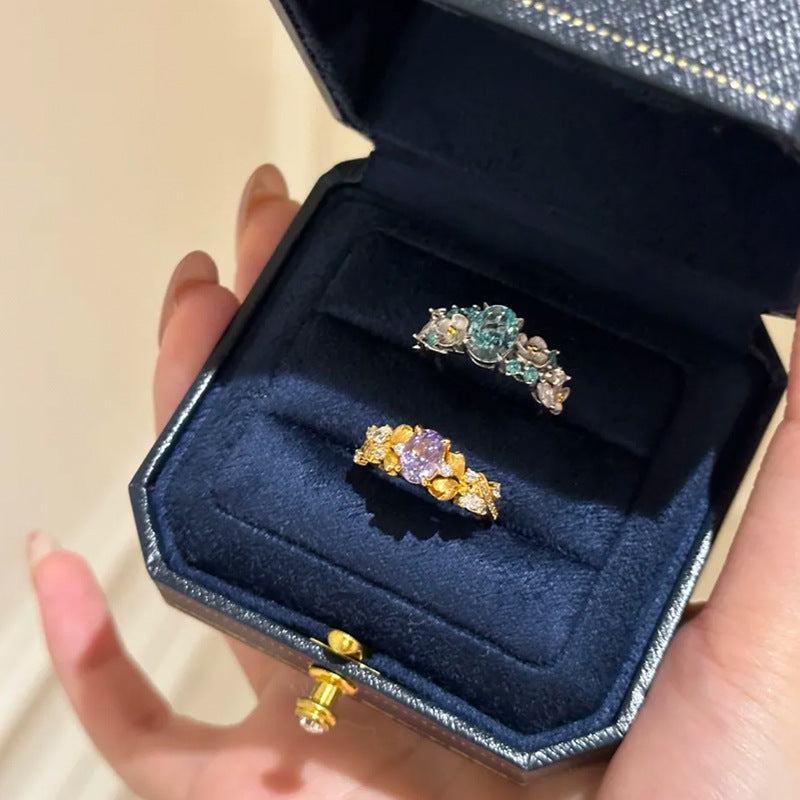 🔥-Histone Magnetology Moissanite Diamond Ring💖💍