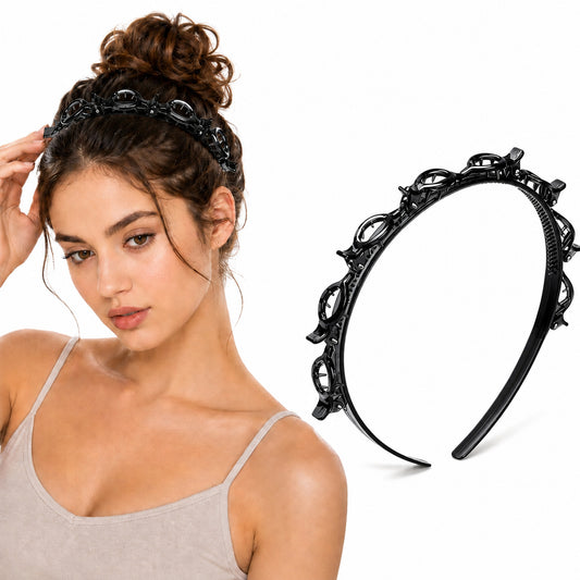Bun Hairband – Minimalist and Elegant Hair Accessory  (2-piece set)