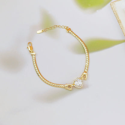 Golden Diamond Bracelet