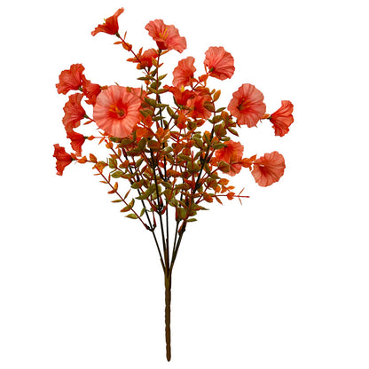 Plastic artificial flowers for home, outdoor, and garden decoration