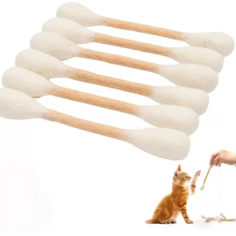 Creative, Personalized, and Practical Cat Toys with Catnip – Extra-Large Cotton Swabs for Cats
