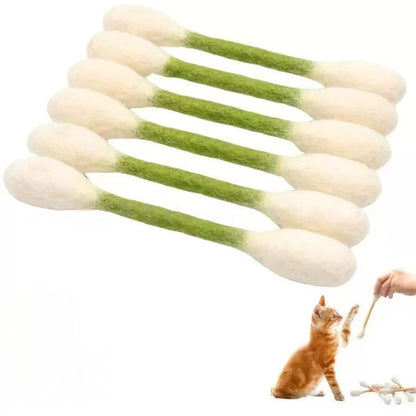 Creative, Personalized, and Practical Cat Toys with Catnip – Extra-Large Cotton Swabs for Cats