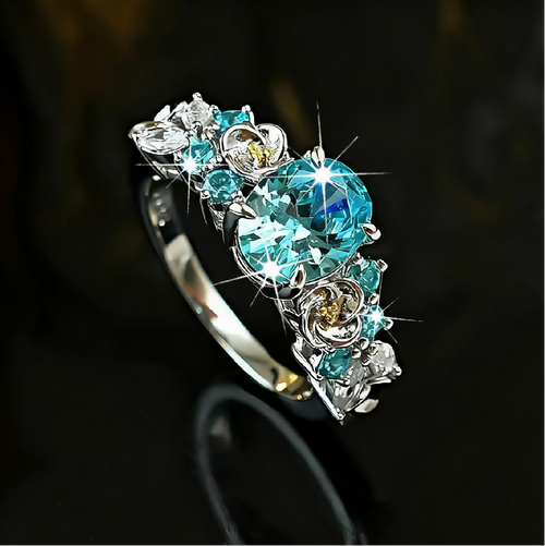 🔥-Histone Magnetology Moissanite Diamond Ring💖💍