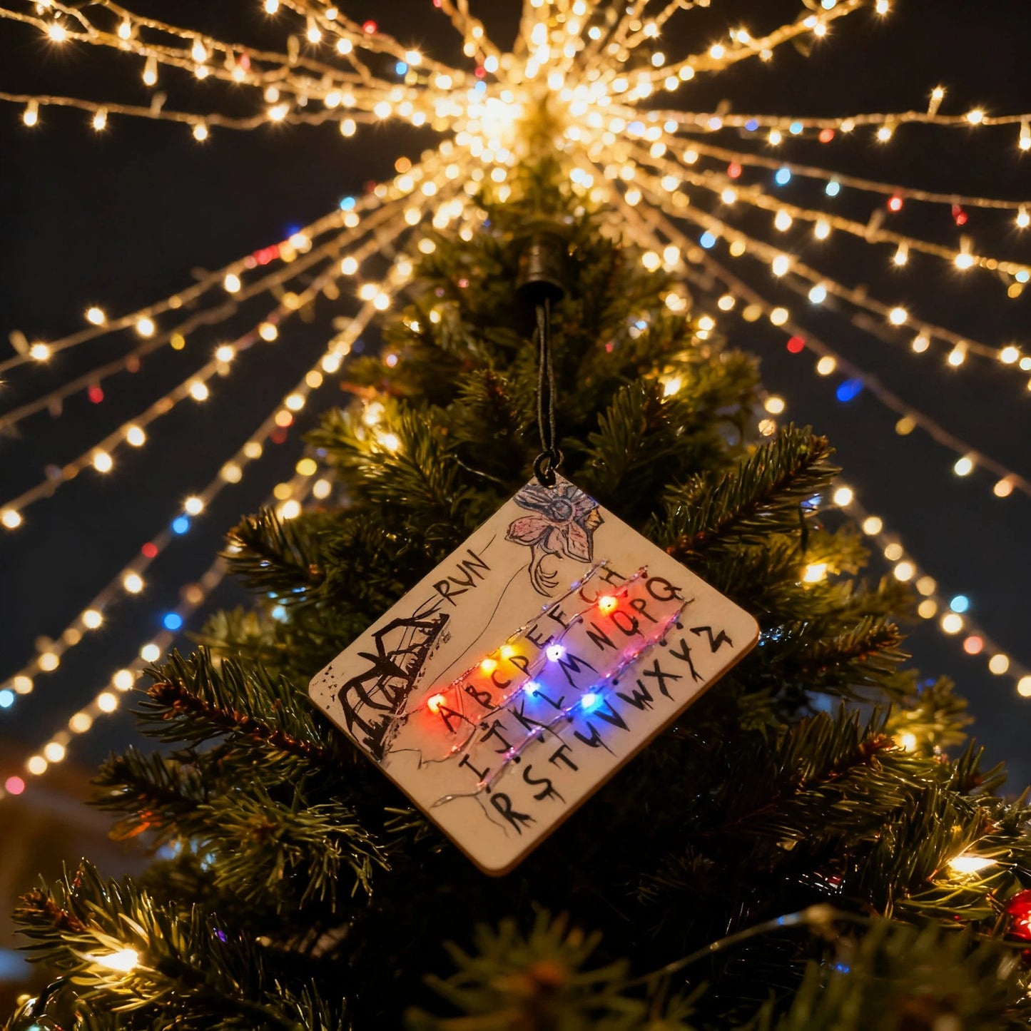 🔥🌟Upside Down LED Car Ornament