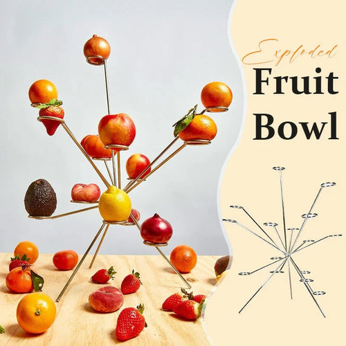 🎆【Fireworks on the Dinner Table】Exploding Fruit Bowl 🍎✨
