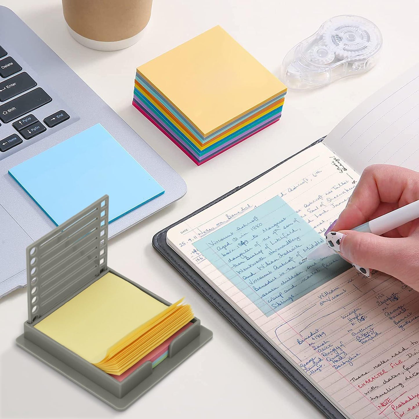 🏆 70K+ SOLD! 📝✨ Ultimate Sticky Note Holder + 5 Versatile Templates – Organize Notes. Boost Productivity & Master Daily Planning 📌