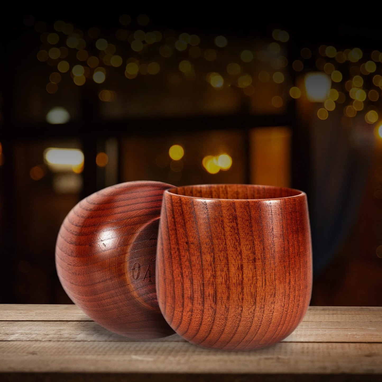 🍵Handmade and Charred Drinking Vessel -Original Wooden Bourbon Drinking Cup