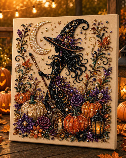 💥 Last Day 49% OFF – 👻✨ Halloween Pearl Art DIY Kit