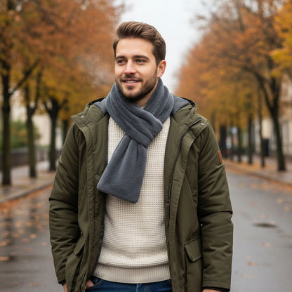 ❄️ Faux-Fur Pull-Through Scarf with Hidden Pocket