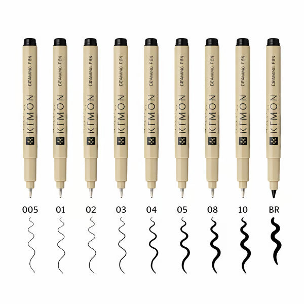 👨‍🎨🌈Includes 9-Piece Fineliner Set (For Professional Use)