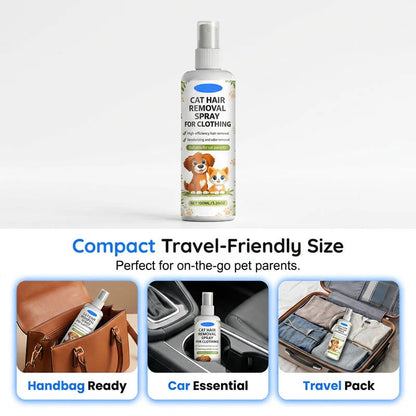 Pet Hair Removal Spray for Fabrics and Clothing