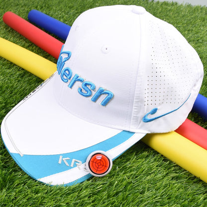 🔥(Golf trainer)Golf Ball Marker Round Cap Clip Mark with Level Function