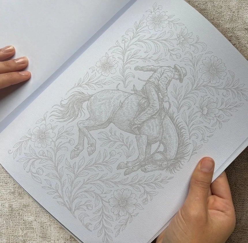 ✍️Beginner-Friendly💕Ink Tracing: A Therapeutic Reverse Coloring Experience (📚Premium Edition | Thick Paper | Easy-Tear. Frame-Ready Pages)