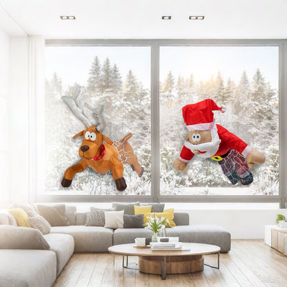🔥🎅🫎Crashing Reindeer & Santa Set