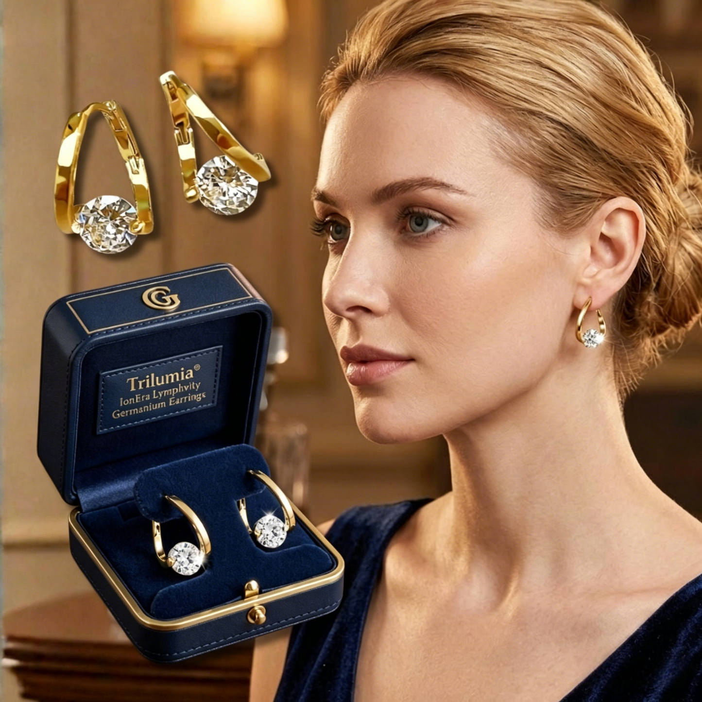 Trilumia® IonEra Lymphvity Germanium Earrings