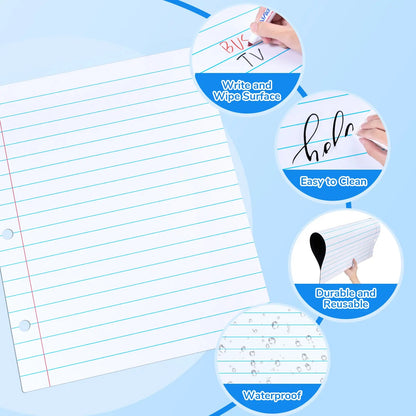 📝✨Giant Magnetic Lined Paper Whiteboard 28 x 22 – 🧑‍🏫💕Perfect for Teaching. Writing Practice. To-Do Lists & Daily Planning( ✨ Write. Wipe & Reus)