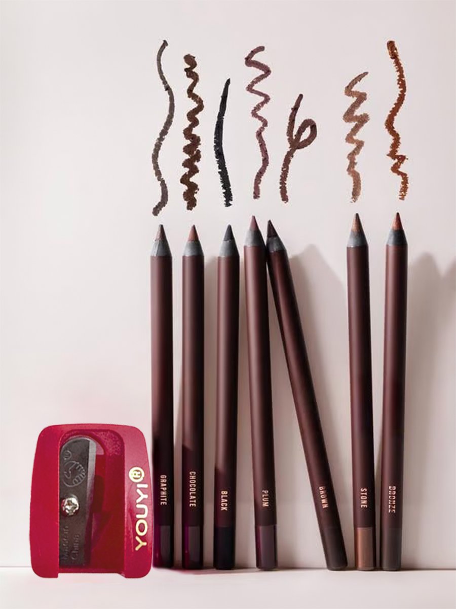 🎁Buy 1 Get 1 Free🔥🌟24 HR Waterproof Eyeliner Duo Sharpenable Eye Pencil💦