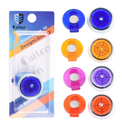 🔥(Golf trainer)Golf Ball Marker Round Cap Clip Mark with Level Function