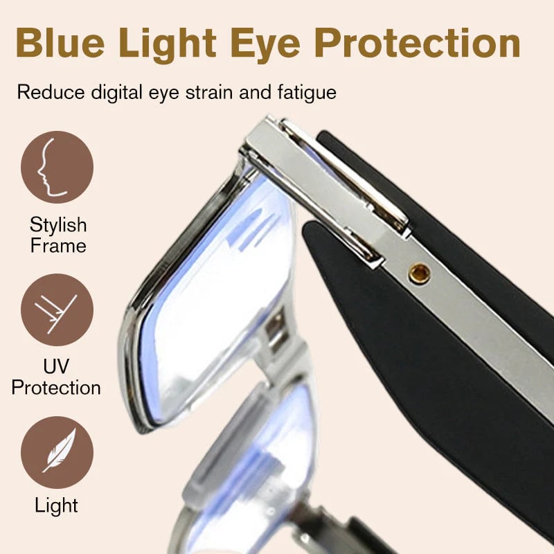 🏆Foldable Anti-Blue Light Reading Glasses with Case