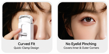 Portable Electric Eyelash Curler with Long-Lasting Curl and Rechargeable Design
