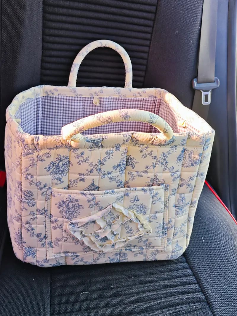 Car Storage Basket Organizer
