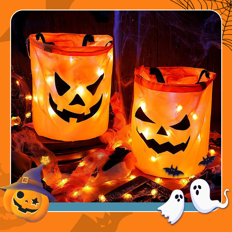 🎃Hot Sale 49% Off🔥Halloween Glowing Pumpkin Candy Handbag