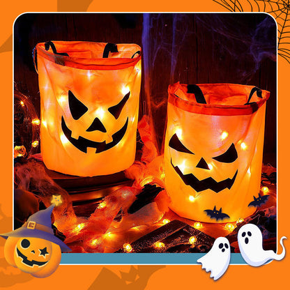 🎃Hot Sale 49% Off🔥Halloween Glowing Pumpkin Candy Handbag