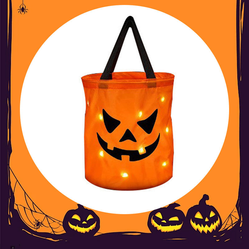 🎃Hot Sale 49% Off🔥Halloween Glowing Pumpkin Candy Handbag
