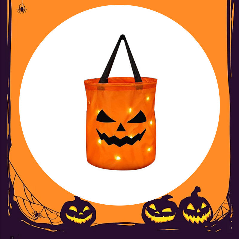 🎃Hot Sale 49% Off🔥Halloween Glowing Pumpkin Candy Handbag